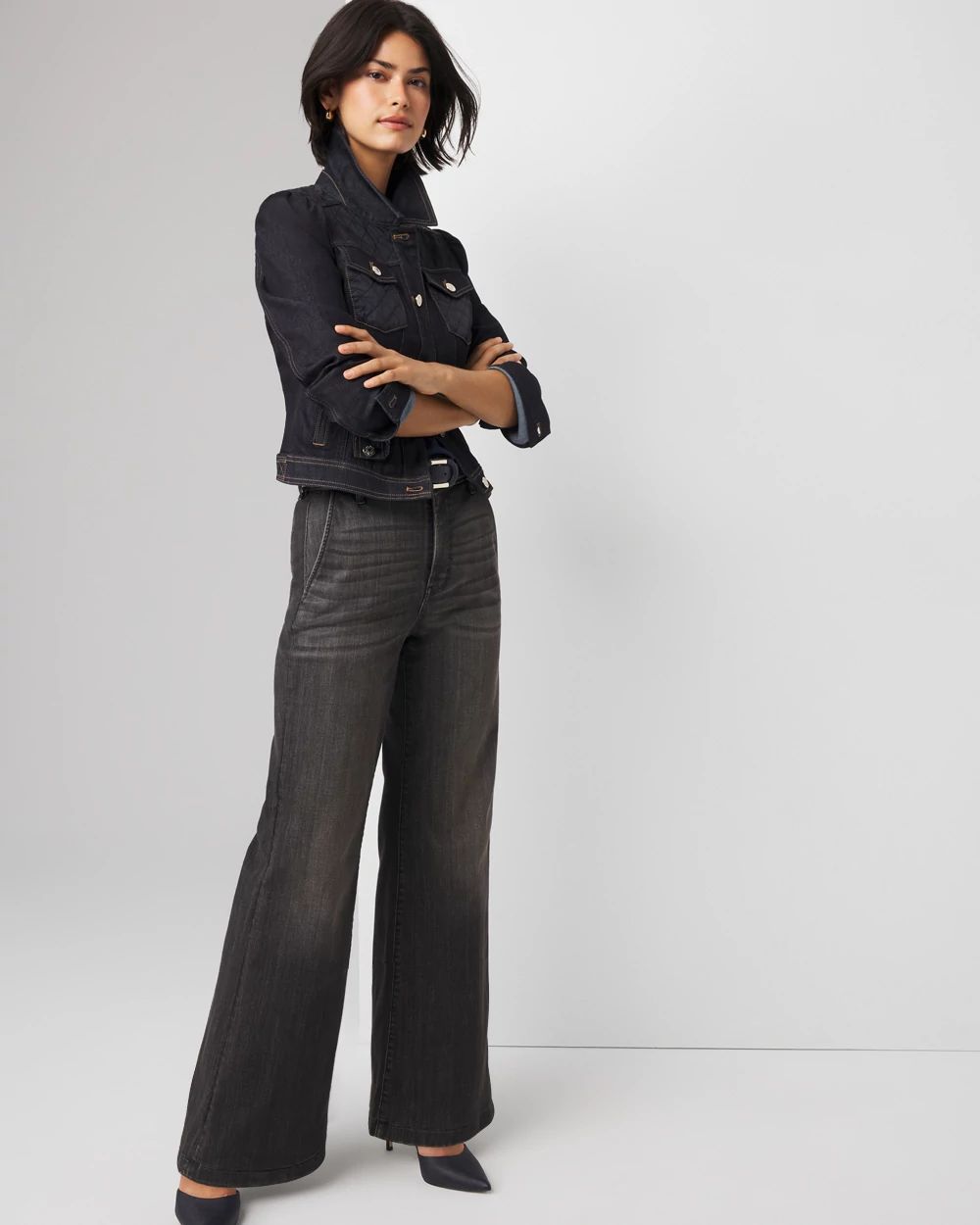 BLANKET LINED BLACK DENIM JACKET – C30 - BOW WOW, RECOGNIZE